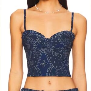 Peixoto Josie Cami in Bandana Dandy S NWT